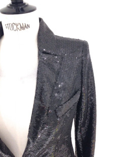 Black sequins T40 CHANEL jacket