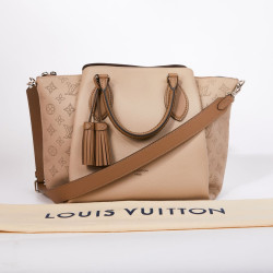 Sac LOUIS VUITTON cuir grainé gris