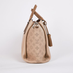 Sac Haumea LOUIS VUITTON cuir grainé gris galet 