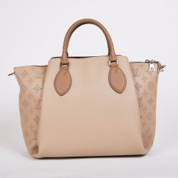 Sac Haumea LOUIS VUITTON cuir grainé gris galet 