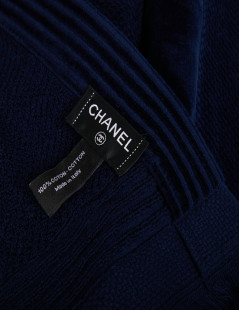 Serviette de plage CHANEL bleue