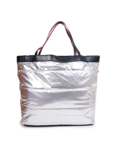 Sac "Airlines" CHANEL toile argent et sa serviette de plage