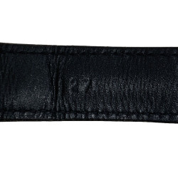 Ceinture CHRISTIAN DIOR cuir et dorée T80