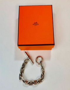 Bracelet HERMES GM chaine d'ancre 