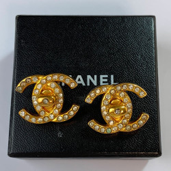 Boucles d'oreille clips CHANEL Vintage