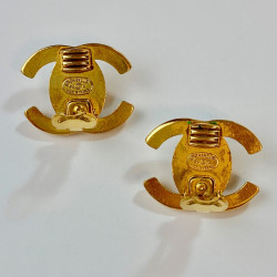 Boucles d'oreille clips CHANEL Vintage