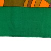 Foulard HERMES vert et orange