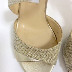 Sandales hautes JIMMY CHOO dorés