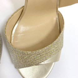 Sandales hautes JIMMY CHOO dorés