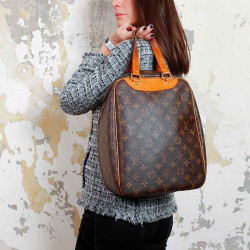 Sac vintage "Excursion" LOUIS VUITTON en toile monogram marron