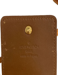 Etui à cigarettes LOUIS VUITTON en cuir monogram vernis bronze