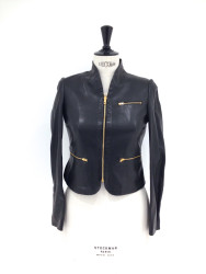 Veste JOSEPH cuir noir T 36