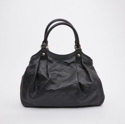 Sac GUCCI noir cuir embossé