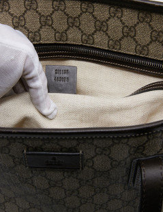 Cabas GUCCI toile monogrammé