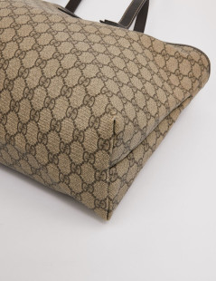 GUCCI Shopping Bag in Brown Monogram Canvas