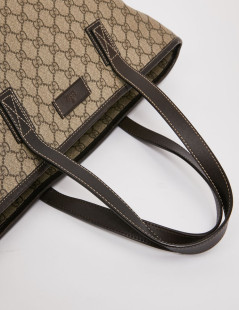 GUCCI Shopping Bag in Brown Monogram Canvas