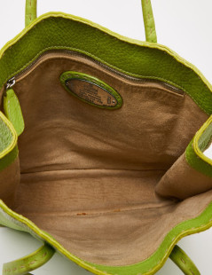 Sac FENDI en cuir vert