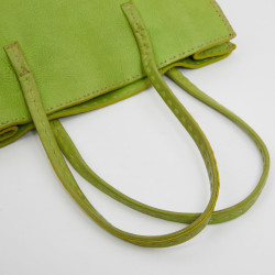 Sac FENDI en cuir vert