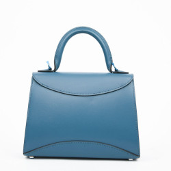 Sac MOYNAT Gabrielle en cuir bleu