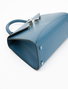 Sac MOYNAT Gabrielle en cuir bleu