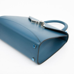 Sac MOYNAT Gabrielle en cuir bleu