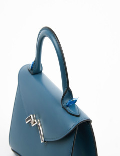 Sac MOYNAT Gabrielle en cuir bleu