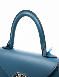 Sac MOYNAT Gabrielle en cuir bleu