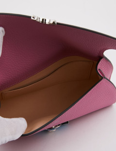 Clutch MOYNAT Réjane Opera en cuir rose 