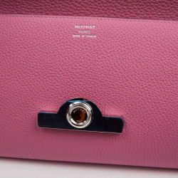 Clutch MOYNAT Réjane Opera en cuir rose 