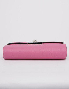 Clutch MOYNAT Réjane Opera en cuir rose 