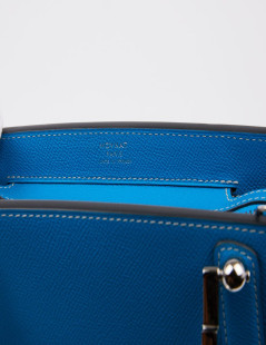  Sac MOYNAT Ballerine en cuir bleu