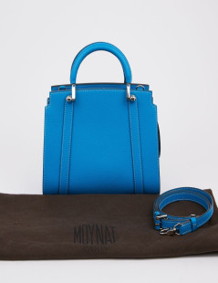  Sac MOYNAT Ballerine en cuir bleu