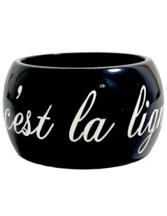 Bracelet CHANEL occasion "L'élégance c'est la ligne"