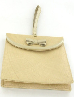 Pochette CHRISTIAN DIOR vintage beige 