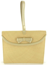 Pochette CHRISTIAN DIOR vintage beige 