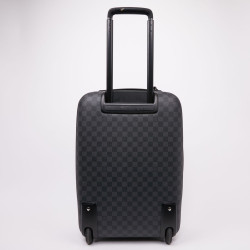 Valise Pégase légère LOUIS VUITTON toile damier graphite