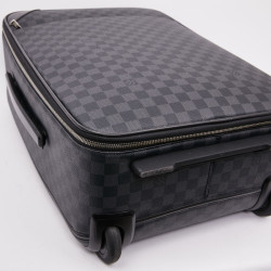 Valise Pégase légère LOUIS VUITTON toile damier graphite