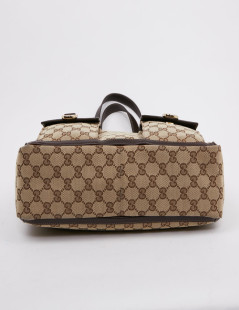 Cabas monogram GUCCI en toile beige