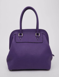 Sac FENDI cuir grainé violet