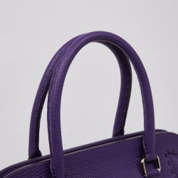 Sac FENDI cuir grainé violet