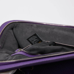 Sac FENDI cuir grainé violet