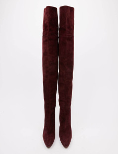 JIMMY CHOO suede thigh high boots size 38,5 FR