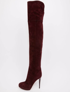 JIMMY CHOO suede thigh high boots size 38,5 FR