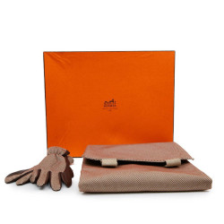 Tablier de jardin HERMES et gants