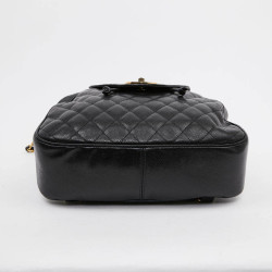 Sac à dos CHANEL cuir noir