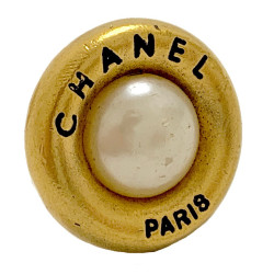 Clips d'oreille CHANEL occasion dorés