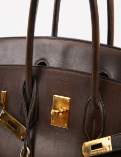 Birkin 35 HERMES barenia Brown calf