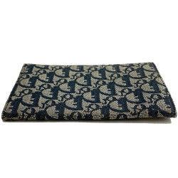 Pochette DIOR toile monogram bleu