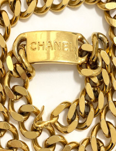 Ceinture CHANEL Vintage chaine dorée 