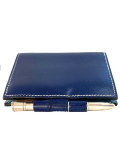 Porte Agenda HERMES bleu petit modèle